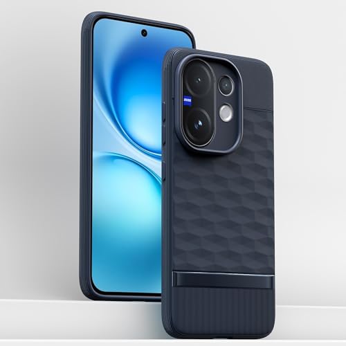 Image of Outlouders Back Cover for Vivo V60 5G / Vivo T4 Pro 5G | Full Camera Protection | TPU Soft Flexible Shockproof Bumper Case (Blue)