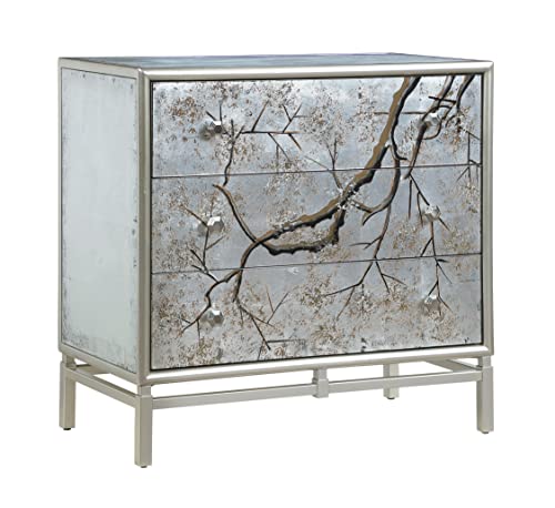 Coast to Coast Imports Silvermist Winter Forest Three Drawer Chest Coast to Coast Imports Silvermist Winter Forest Three Drawer Chest
