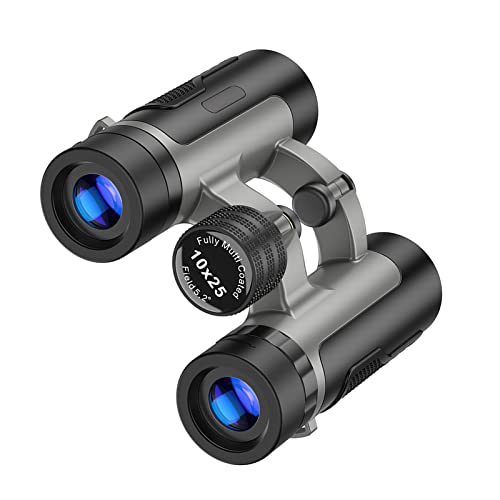 10x25 Hd Klein Fernglas FüR Erwachsene Und Kinder,Leichtes, Wasserdichtes Kompakt Fernglas Mit Fmc Linse Und Bak4 Prisma