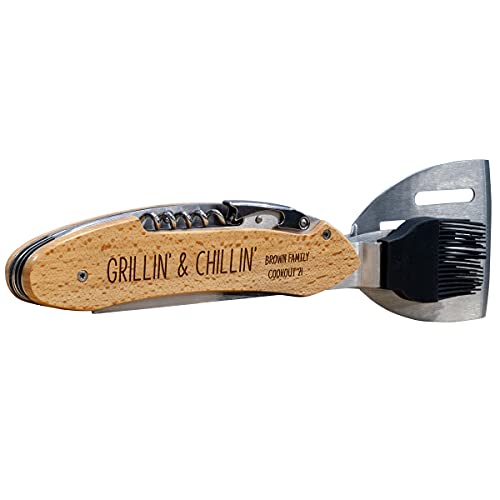 Set BBQ Grillin' & Chillin' PlaqueMaker miniatura 4