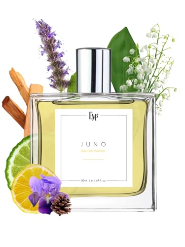 Image of EM5 Juno Perfume for Women | Powdery Woody Floral | EDP Strong and Long Lasting Spray | Luxury Gift for Her