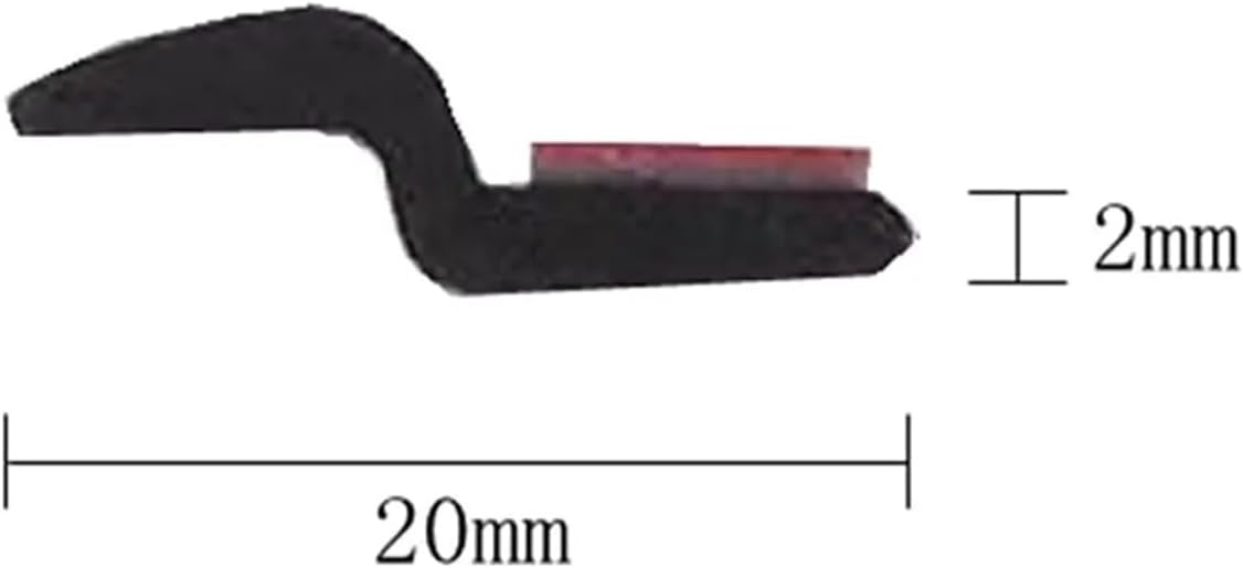 Car Door Rubber Seal Strip Car Front Windshield Rubber Seal Strip Z Shape Trim Noise Insulation Z Type Car Window Door Stripping(5 Meters)