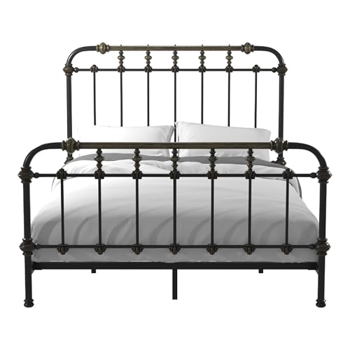 Furnitureofamericaceciltransitionalmetaltwinspindlebedinantiqueblack  Urban Country Home Decor Furniture of america cecil transitional metal twin spindle bed in antique black  urban country home decor