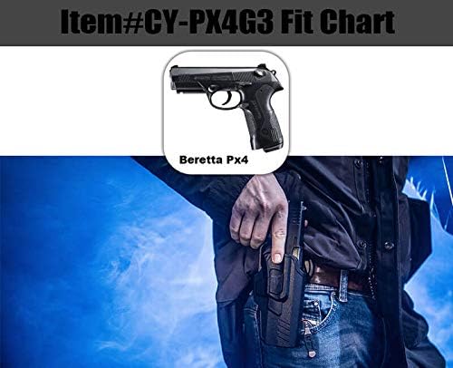 CYTAC Level II Tactical Security Gun Holster | Fits Beretta PX4 Storm | R-Defender Gen3 Series | CY-PX4G3