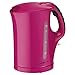 Kabelloser Wasserkocher mit Kalkfilter (herausnehmbar) - Kapazität 1,7 Liter - Wasserkessel - Heißwasserbereiter - Schnurlos (Leistungsstarke 2200 Watt - Pink)