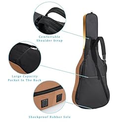 River Texture Housse de protection rembourrée pour guitare acoustique classique, Multicolore 03., 42.9×16.9×4.7 in… - Les Beatles, Paul McCartney, John Lennon, RIngo Starr, George Harrison River Texture Housse de protection rembourrée pour guitare acoustique classique, Multicolore 03., 42.9x16.9x4.7 in… – Image 3