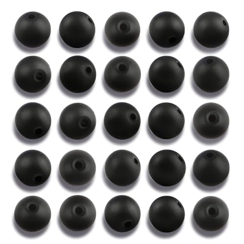 NITOPUPU 10mm Matte Black Onyx Beads