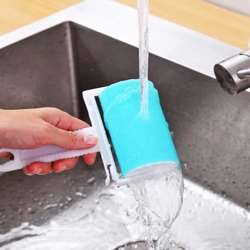 Rolo Adesivo Lavável Para Remover Pelos Fiapos E Poeira