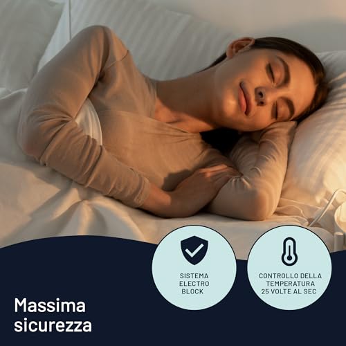 Imetec Scaldasonno – Scaldaletto singolo 150x80 lana merino - Immagine 2
