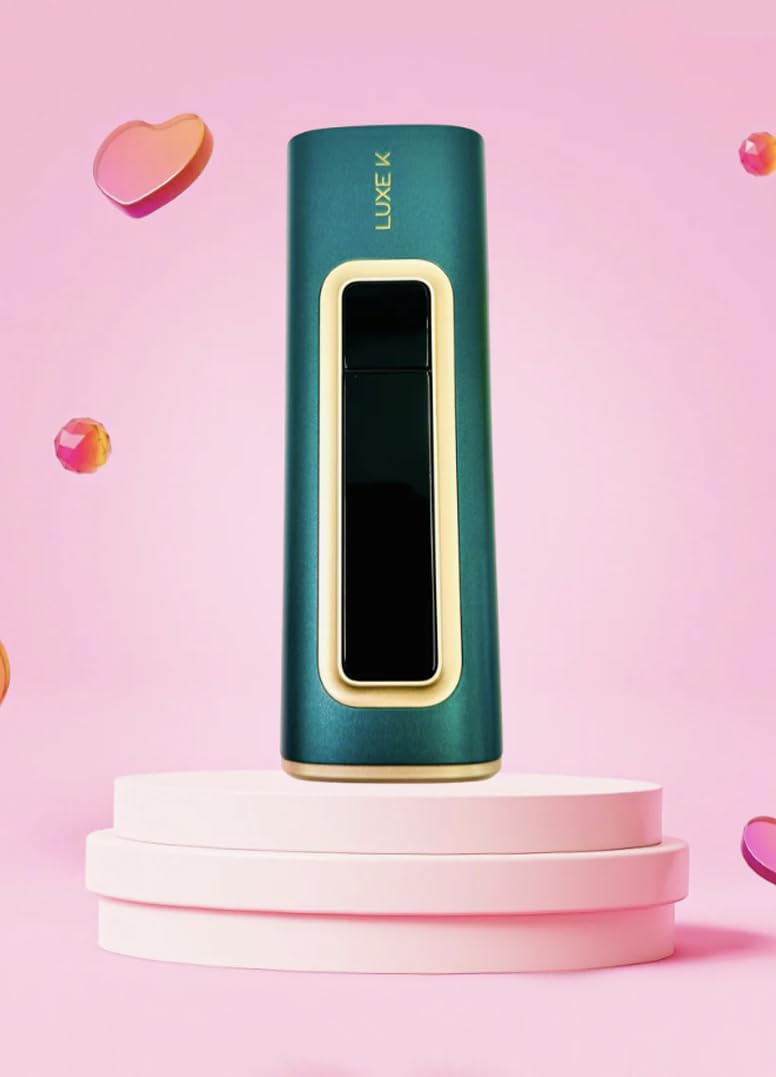 lumeor Luxe K, Depiladora IPL con Enfriamiento de Zafiro, Luz Pulsada, 5 Intensidades, Sin Dolor