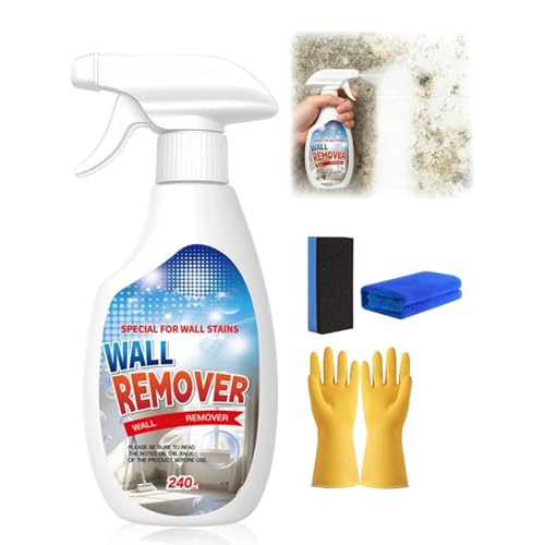 Highly Effective Removal Spray, Wall Stain Remover Cleaner Spray, ���Ɍ��ʓI�ȏ����X�v���[�A�ǂ̉��ꏜ���N���[�i�[�X�v���[�A�؍ށA�^�C���A�z�A�����A�L�b�`���p�̑��ʐ��t (1PCS)