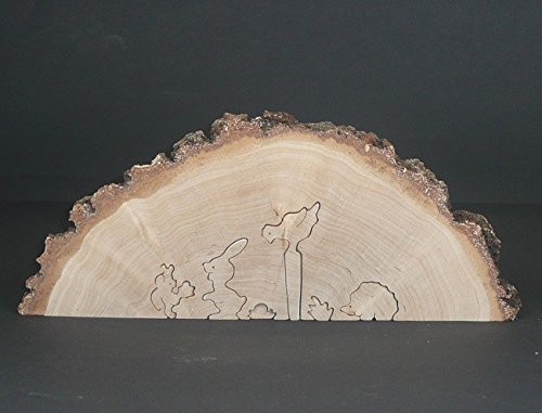 Pfauenhof Versandhandel Baumscheibe Kleine Tierwelt 3D Naturholz Herbst Weihnachtsdeko Cover