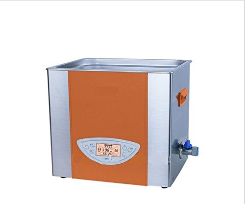 GOWE laboratorio equipo de limpieza doble frecuencia calefacción escritorio limpiador ultrasónico 10.5L