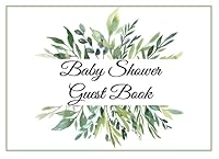 Baby Shower Guest Book: Greenery Baby Shower Guest Book and Gift Log for a Neutral Shower 179456781X Book Cover
