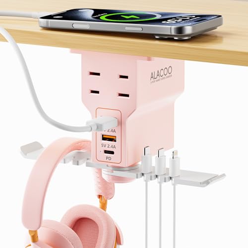 ALACOO Multi-Function Desk Headphone Hanger Hook Gaming Office - image 1