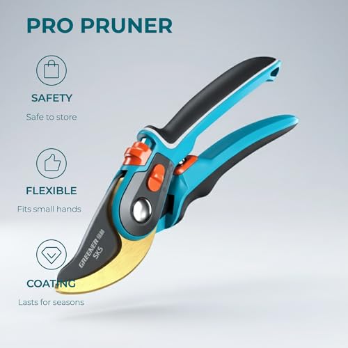 Tijeras de podar jardín con corte 1 pulg SK5 carbono miniatura 6