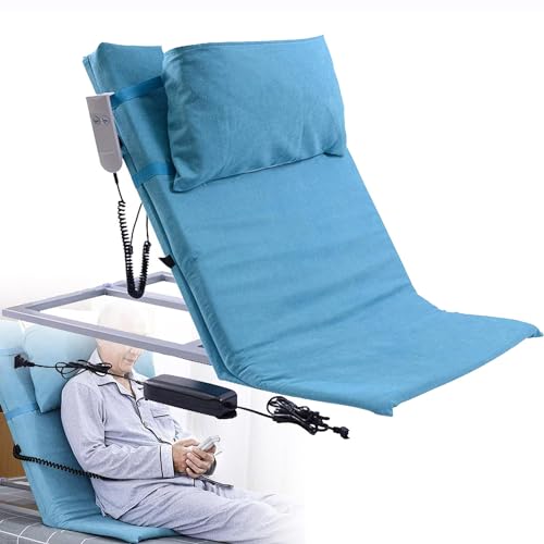 Bed Wedges Lifting Cushions,Electric Incline Bed Rest, Adjustable Back Rest Assist Aid, Sit Up Or Reclined Position, 2-65° Angle Adjustment, Breathable and Comfortable for Disabled, & Injure