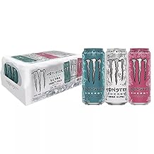 Monster Mix Energy Ultra Variety Pack Zero Ultra, Fiesta & Rosa 16 Fl. Oz., 24 Pk. Net Wt 384 Fl Oz