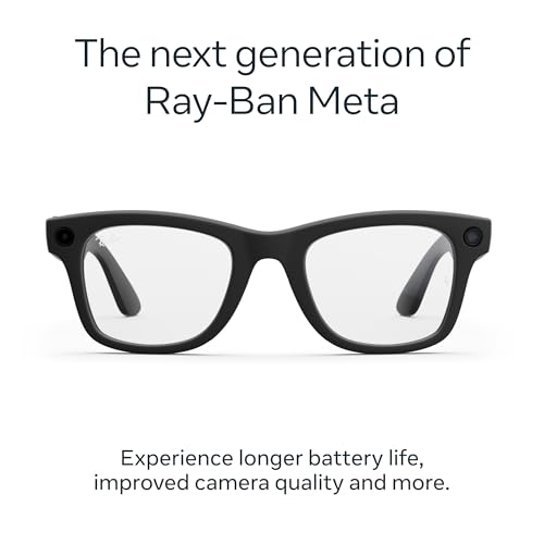 Ray-Ban | Meta Wayfarer (Gen 2) - Matte Black, Clear lenses
