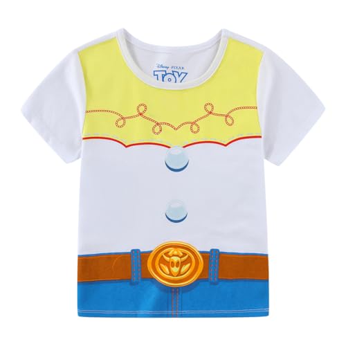 Disney Toy Story 5 Jessie Girls Short Sleeve T-Shirt for Toddler and Big Kids White