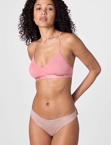 Image of Calvin Klein Women's Motive Cotton Lightly Lined Bralette Bra