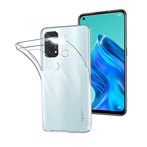 for OPPO Reno5 A 用のケース for OPPO Reno5 A 用のカバー クリア ソフト シリコンケース 薄型 柔らかい手触 落下防止 TPU材质 for OPPO Reno5 A 用の全面保護カバー