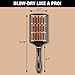 Conair Quick Blow Dry Copper Collection Paddle Brush Dryer