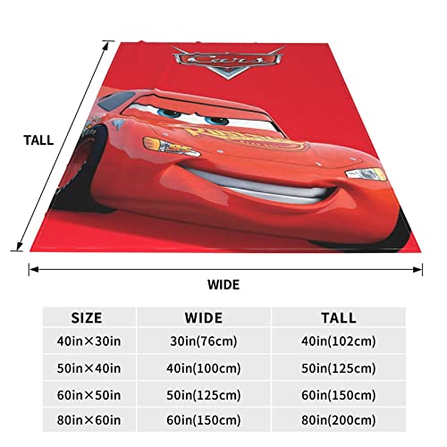 Cartoon Car Blanket Soft Cozy Fleece Throw Blanket Plush Lightweight Warm Fuzzy Flannel Blankets And Throws For Boys Girls Adults Couch Sofa Bed 50"X40" #TOP3