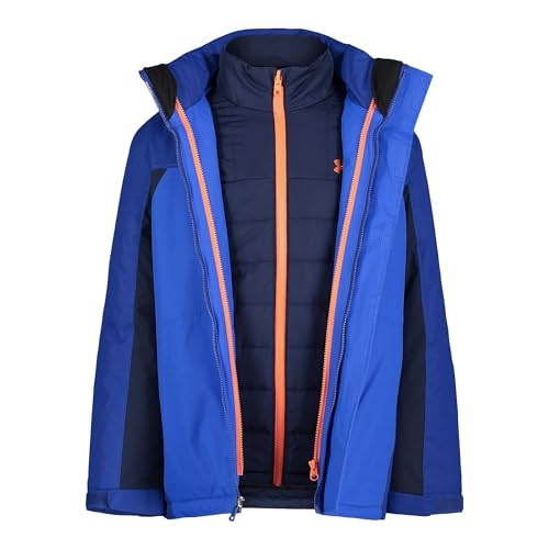 Image of Under Armour Boys' Westward 3-in-1 Jacket, Removable Quilted Liner & Hood, Windproof & Water Repellant