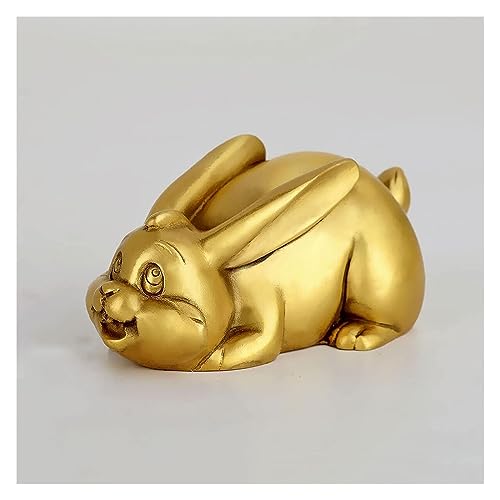 Statues de table lapin en laiton décoration chic RLKHXBS