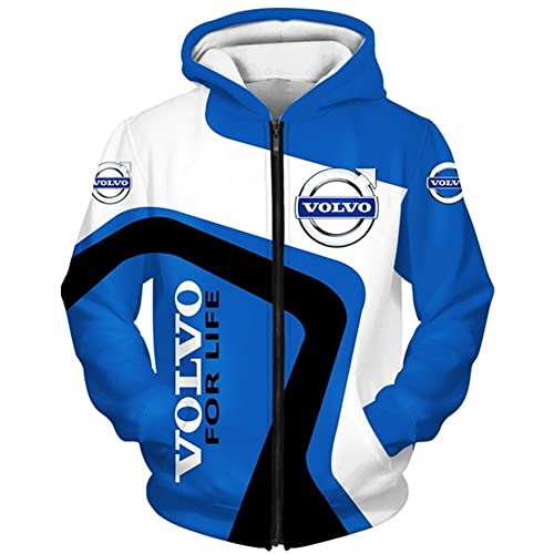 HYFZXWX Sweat à capuche vestes T-Shirt short Cardigan fin impression complète 3D Vo_LVo pull décontracté en Polyester pour hommes et femmes pied/A/L