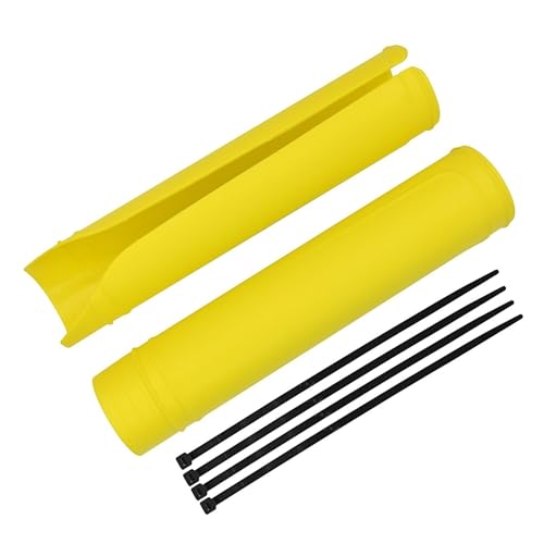 Protector universal de horquilla amarillo para motos de cross Yamaha y Kawasaki