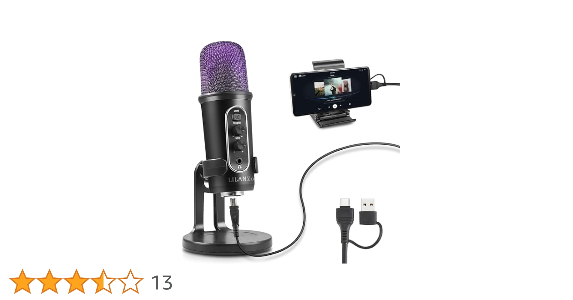 LILANZO ゲーミングマイク[新品●未使用] Amazon.co.jp: LILANZo マイク USB コンデンサーマイク