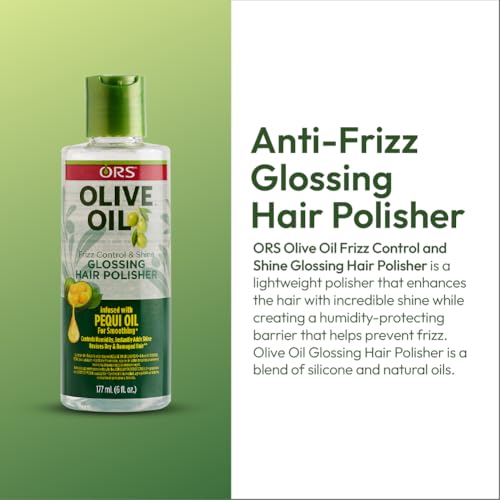 ORS Olive Oil Frizz Control and Shine Glossing Hair Polisher 6 Ounce - Thumbnail 4