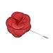 Argositment Wedding Camellia Boutonniere for Men's Suit Handmade Lapel Pin Flower (Pkg of 12 Color)