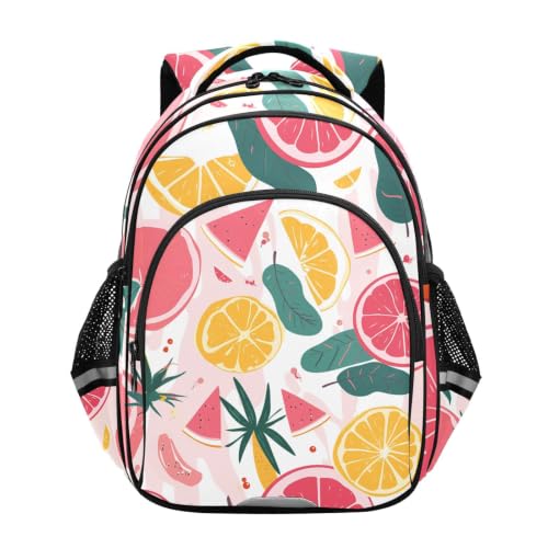 Sac à dos enfant fruits tropicaux cartable scolaire tout-petits