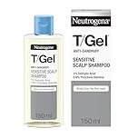 Neutrogena T/Gel Anti Dandruff Shampoo for Sensitive Scalp (1x 150ml), Daily Anti-Dandruff Shampoo with Salicylic Acid, Fragrance-Free, for Sensitive Skin to Fight Dandruff from First Wash