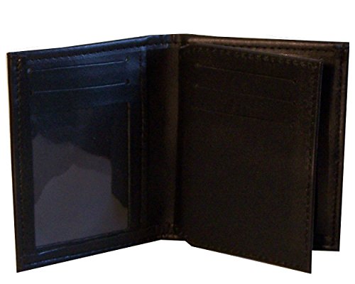 NY City Firefighter Badge Wallet with Black Matrix and Yellow Tape3