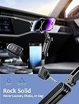 Cup Holder Phone Mount for Car, Tryone 2 in 1 Newest Phone Holder Car Cupholder Adjustable Long Neck Universal Cupholder Cell Phone Holder Cradle for iPhone, Samsung, Google and All Phones (Black)