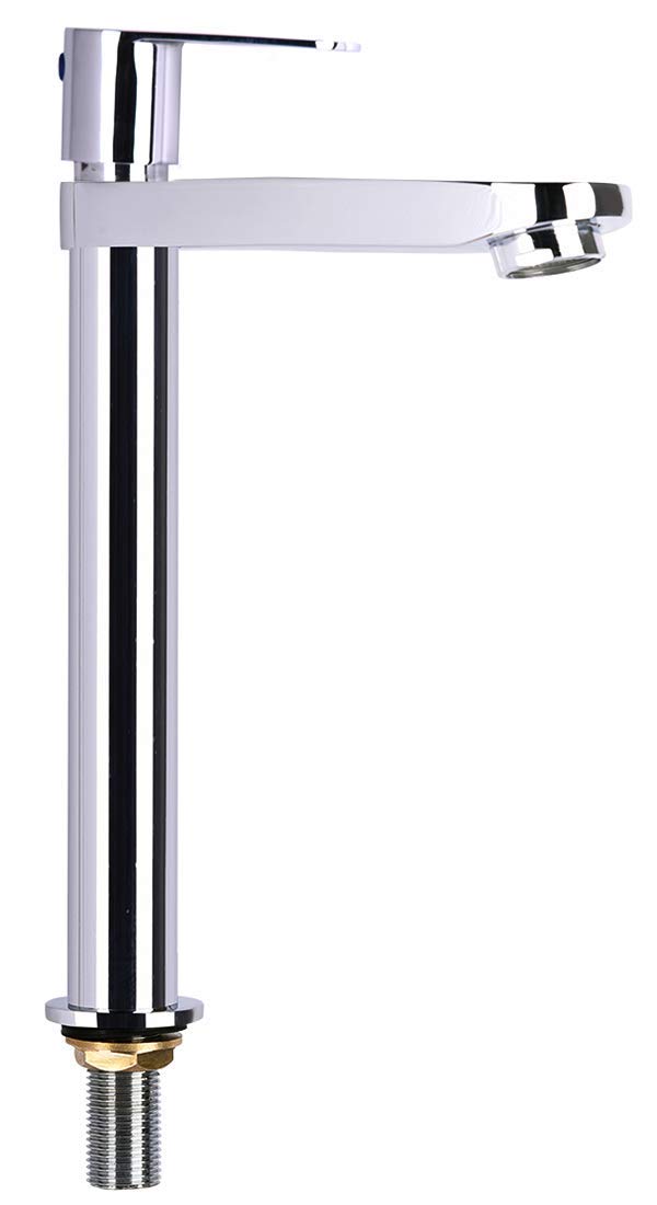 Beyond Desire Brass Basin Tap, Silver, Chrome Mirror Finish