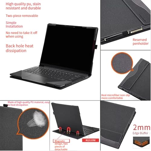 Funda para Laptop Dell XPS 16 DA16260 en PU Gris Oscuro miniatura 5