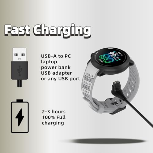 Cable para COROS PACE Pro ideal para cargar el reloj en tu escritorio 5