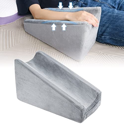 YOFAPA Oreiller triangulaire en mousse souple pour soulager les escarres de lit, coussin ergonomique