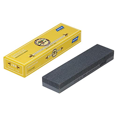 NORTON Crystolon Kombinations-Ölstein/Schleifstein/Wetzstein | 203 x 51 x 25 mm | Körnung: Grob (80) / Fein (280) Kombination