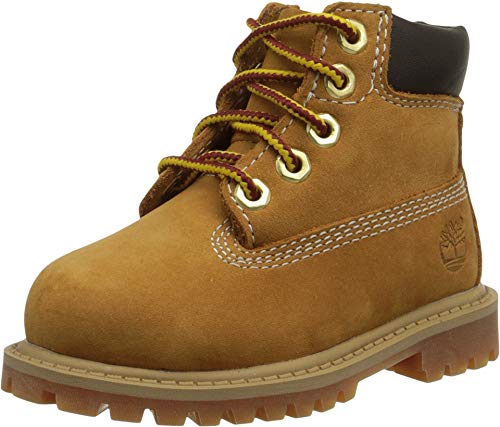 Image of KID-SIZED: These kids' waterproof boots are inspired by the original Timberland boots, with the same rugged outdoor styling & hard-wearing construction. These are built to protect kids' feet through puddles, rain, mud & whatever else gets in their way.