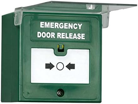 RGL EDR-1 emergency door release (single pole) with front cover, surface mounted, includes back box with security screws.