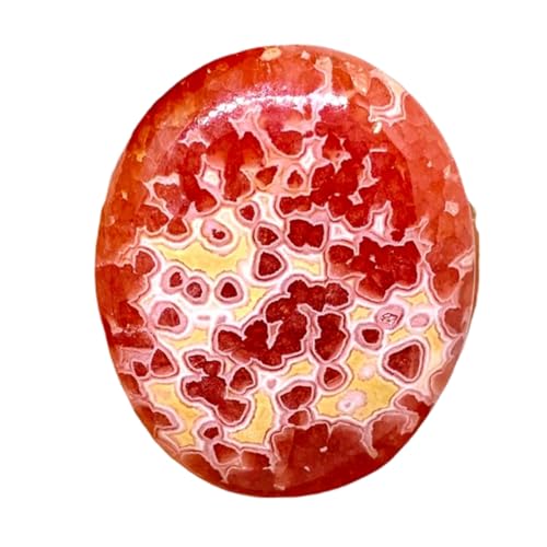Rhodochrosite naturelle ovale 32x26mm pour remplacer une pierre perdue sur bague
