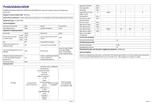 Samsung RL36R8739B1/EG Kühl-/Gefrierkombination – Bild 10