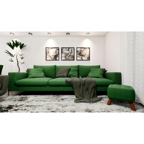 Tecido Para Sofá e Estofado Linho Monza 26 Cambraia Verde Floresta - Largura 1,40m Monza-26