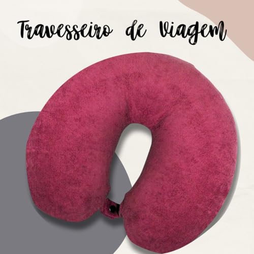 Protetor de pescoço para viajar | Kit viagem almofada cervical +máscara blackout | DEPARTAMENT STORE